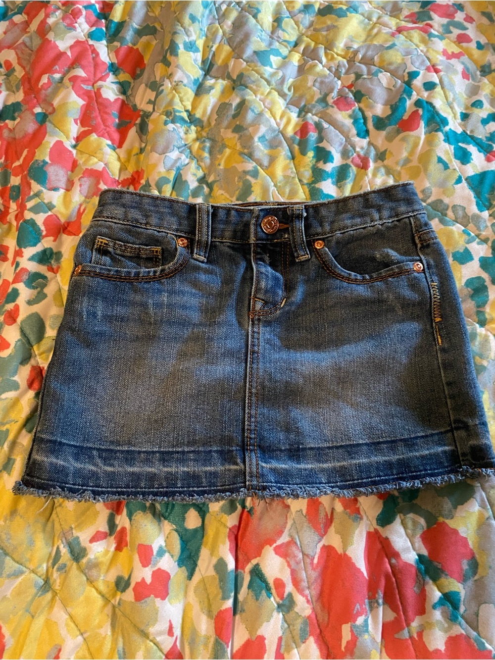 Old Navy size 7 girls jean skirt